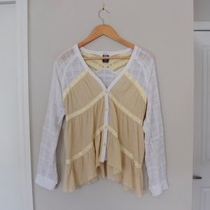 {Free People} Peasant Boho Blouse